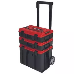Tool Case Einhell E-Case Tower Black Red Polypropylene Heat Splash Resistant