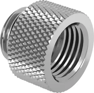 Barrow G1/4" straight extension fitting MF 10, silver, model TNYZ-G10 s