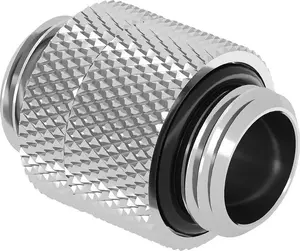 Barrow straight G1/4" male-to-male 14mm swivel adapter TBX2D-02 s, silver