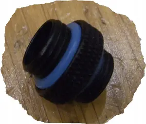Переходник G1/4" AG на G1/4" AG, Barrow TB2D-MINI01 b, подключение 5 мм, чёрный