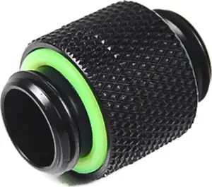 Barrow Adapter straight G1/4" male to male 14mm swivel, model TBX2D-02 b, black