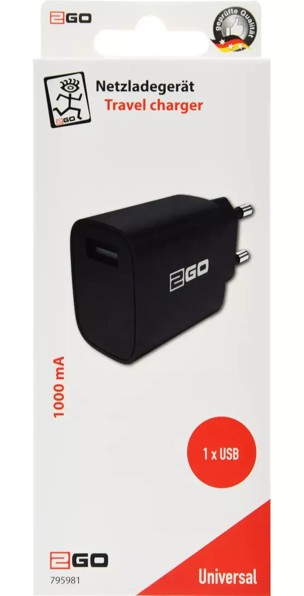 Mobile device charger 2GO 795981 Photo 2