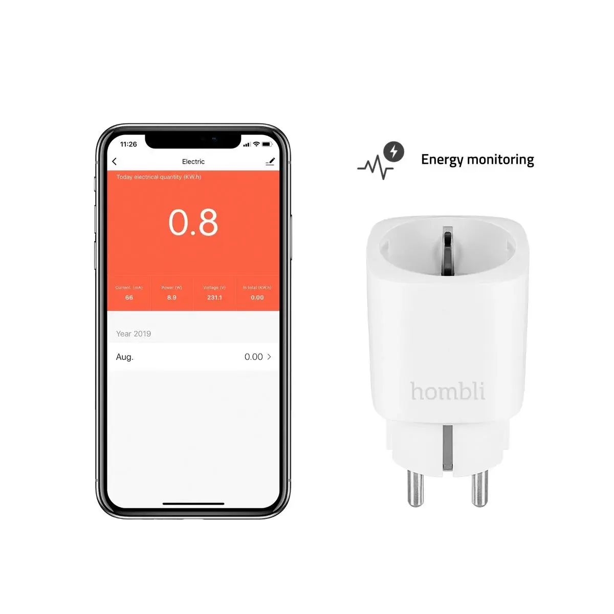 Smart Plug Hombli HBPP-0201 Photo 5