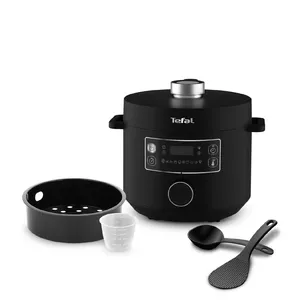Tefal Turbo Cuisine & Fry, 1200 W, melna - Multikatls-spiediena katls (bez kastes)