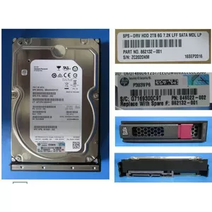 Cietais disks Hewlett Packard Enterprise 2TB 3.5in SATA 6Gb/s 862132-001