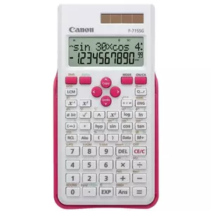 Scientific Calculator Canon F-715SG Pocket Pink White