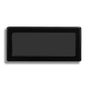 Dust filter DEMCiflex Standard for 2 x 40mm fans, black, 130.7×60 mm