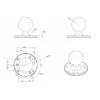 Round Plate with Ball RAM Mounts RAM-202U Photo 6