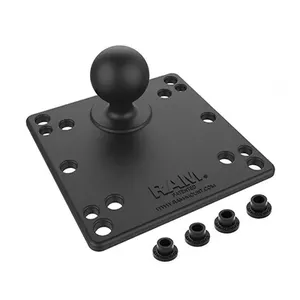 Плата VESA 100x100mm с шаром RAM Mounts Черная 121mm