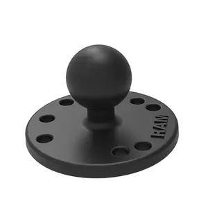 RAM Mounts Apaļa plāksne ar bumbu RAM-B-202U Melna