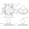 RAM Mounts Apaļa plāksne ar bumbu RAM-B-202U Photo 3