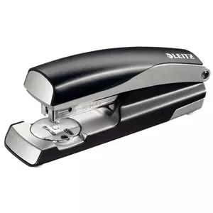 Степлер LEITZ NeXXt 5562 — чёрный/серебристый, вместимость 30 листов, для скоб P3 24/6 и 26/6