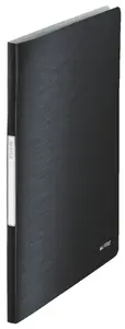 Leitz Style Display Book made of Polypropylene with 20 Pockets in Black