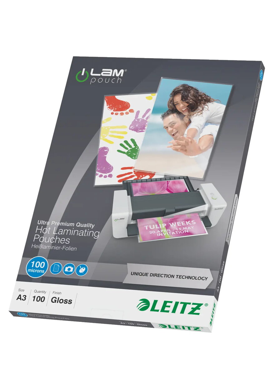 Leitz iLAM Ultra-premium Glossy A3 laminēšanas