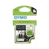 Dymo D1 S0718040 neilona lente 12 mm melns uz balta Photo 2
