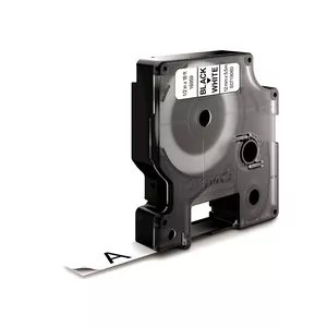 Label Tape DYMO D1 Durable Black on White 12mm