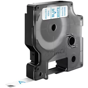 Label Tape DYMO D1 Standard Blue on White 9mm