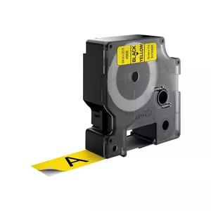 Label Tape DYMO D1 Standard Black on Yellow 19mm