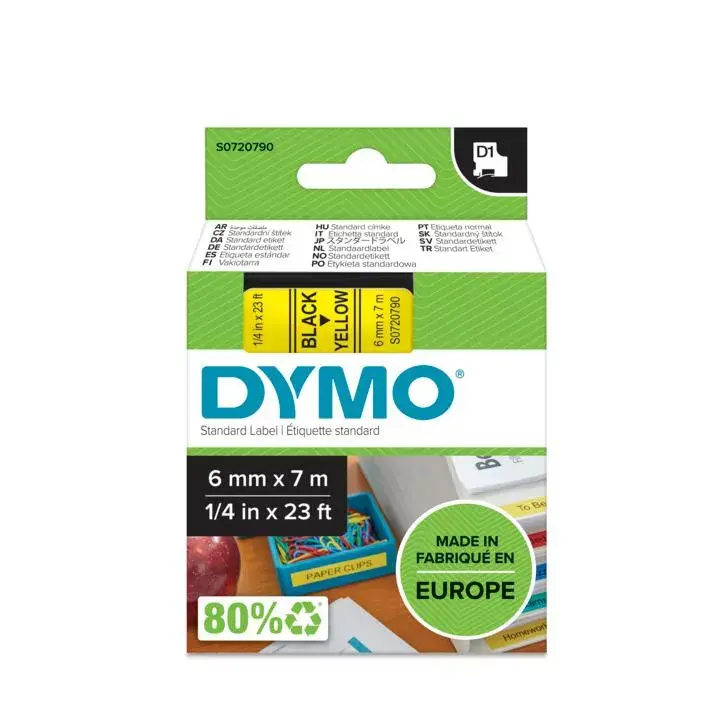 Etiķešu lente DYMO D1 6mm Photo 2