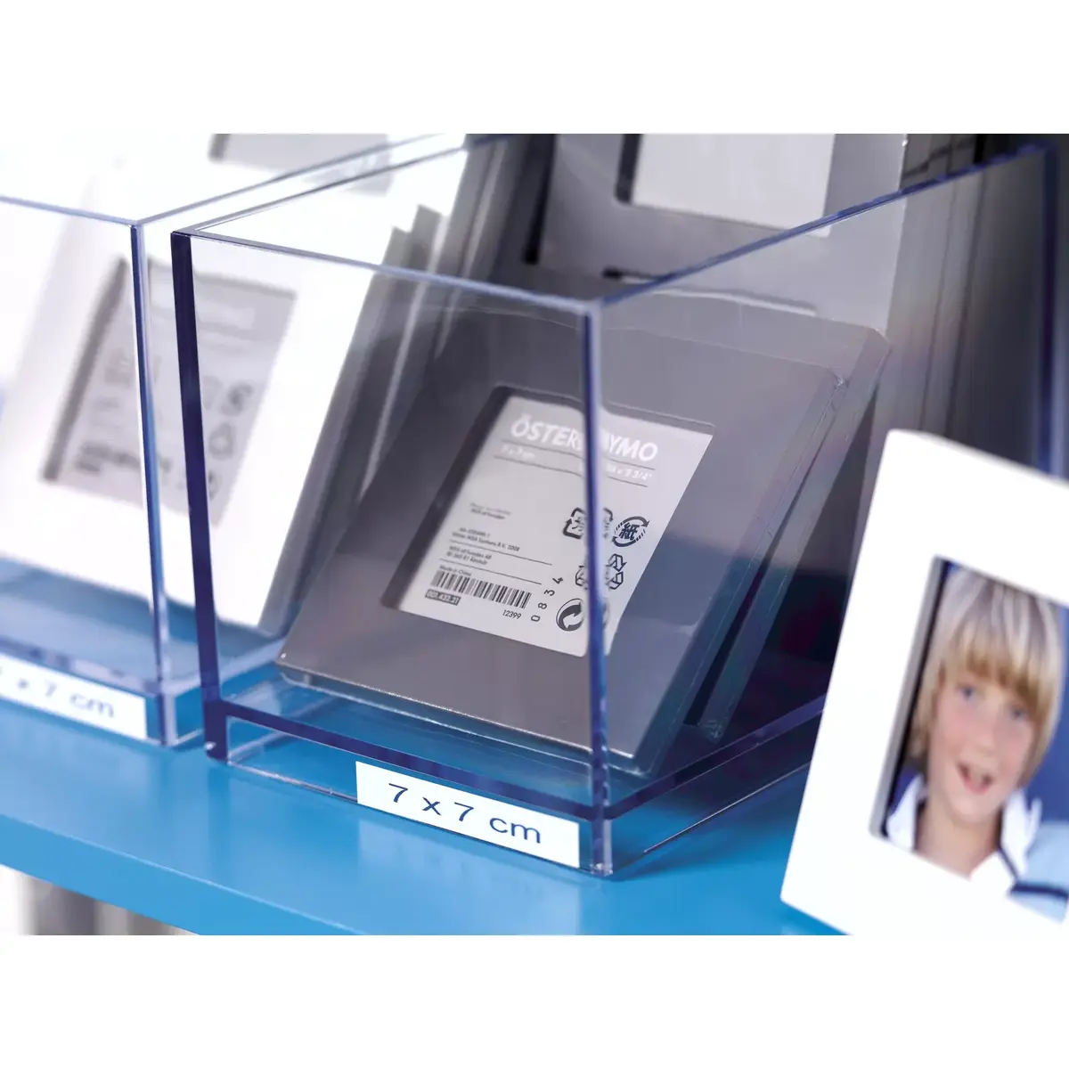 Лента для этикеток DYMO D1 Standard Синяя на Белом 12мм Photo 9