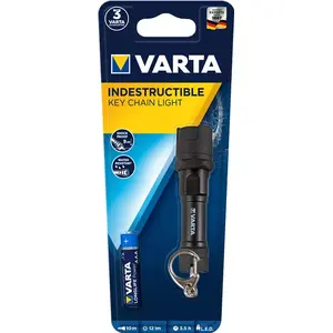 Keychain flashlight Varta 16701 101 421 Black LED Shockproof IPX4