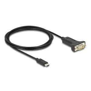DeLOCK Adapter USB Type-C to RS-232 D-Sub 9 pin male 2 m