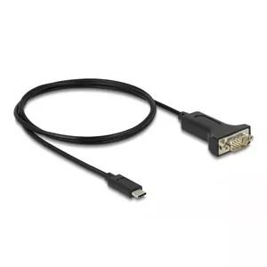 DeLOCK Adapter USB Type-C to RS-232 D-Sub 9 pin male 1 m