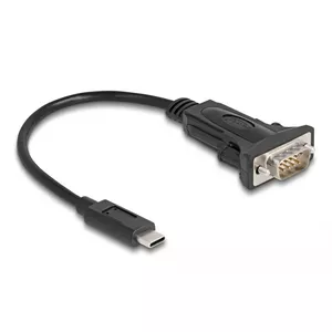 Адаптер DeLOCK USB Type-C на RS-232 D-Sub 9 pin male 0.25 м