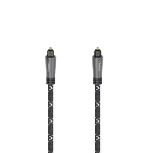 Hama 00205140 аудиокабель 3 м TOSLINK Черный Серый Мужской к Мужскому Золотое покрытие
