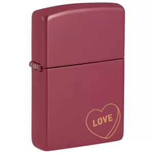 Lighter Zippo 48494 by Zippo — windproof refillable metal lighter with Love design