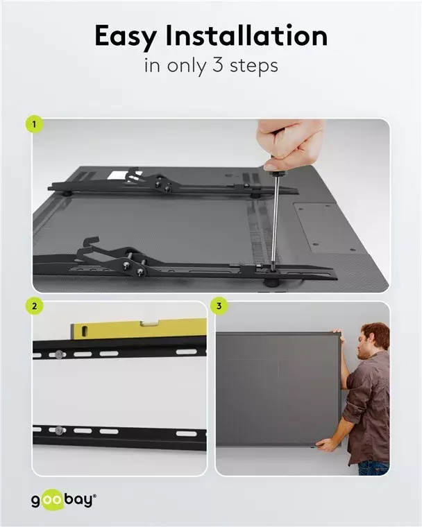 Goobay TV wall mount Basic TILT (L) Photo 16