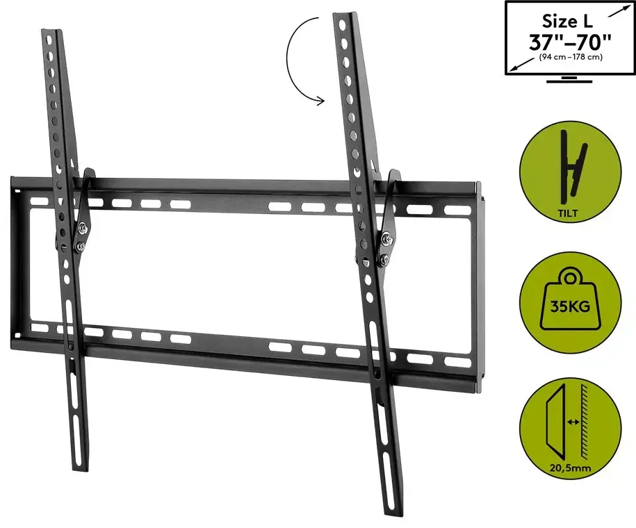 Goobay TV wall mount Basic TILT (L) Photo 18