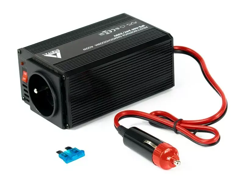AZO Digital IPS-400 automobiļu invertors 24V uz 230V 400W Photo 2