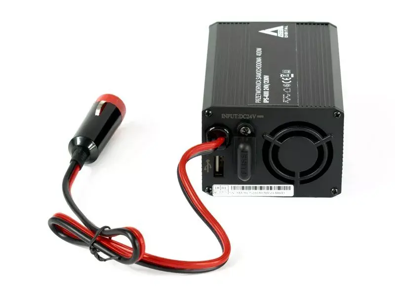 AZO Digital IPS-400 automobiļu invertors 24V uz 230V 400W Photo 5