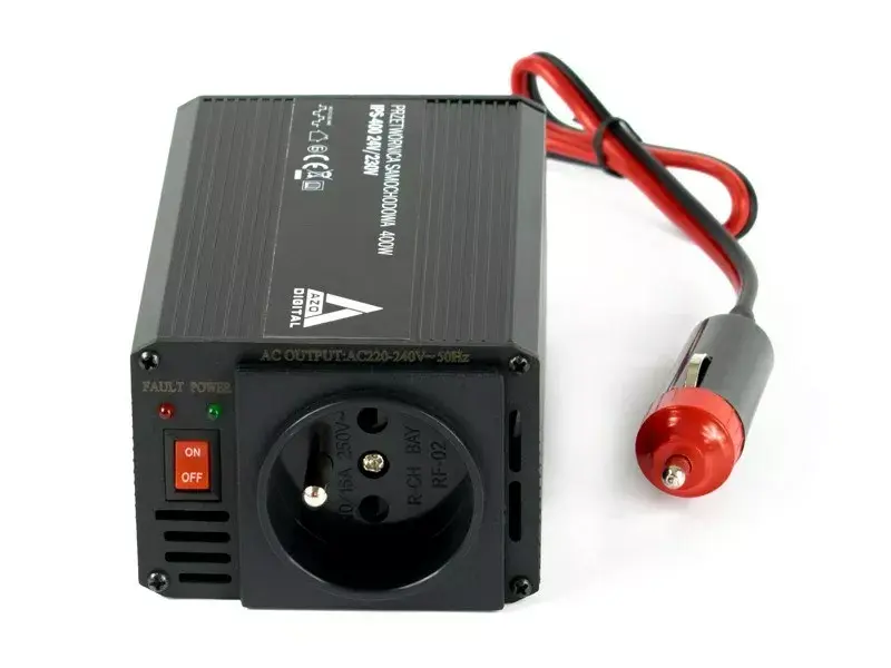 AZO Digital IPS-400 automobiļu invertors 24V uz 230V 400W Photo 6