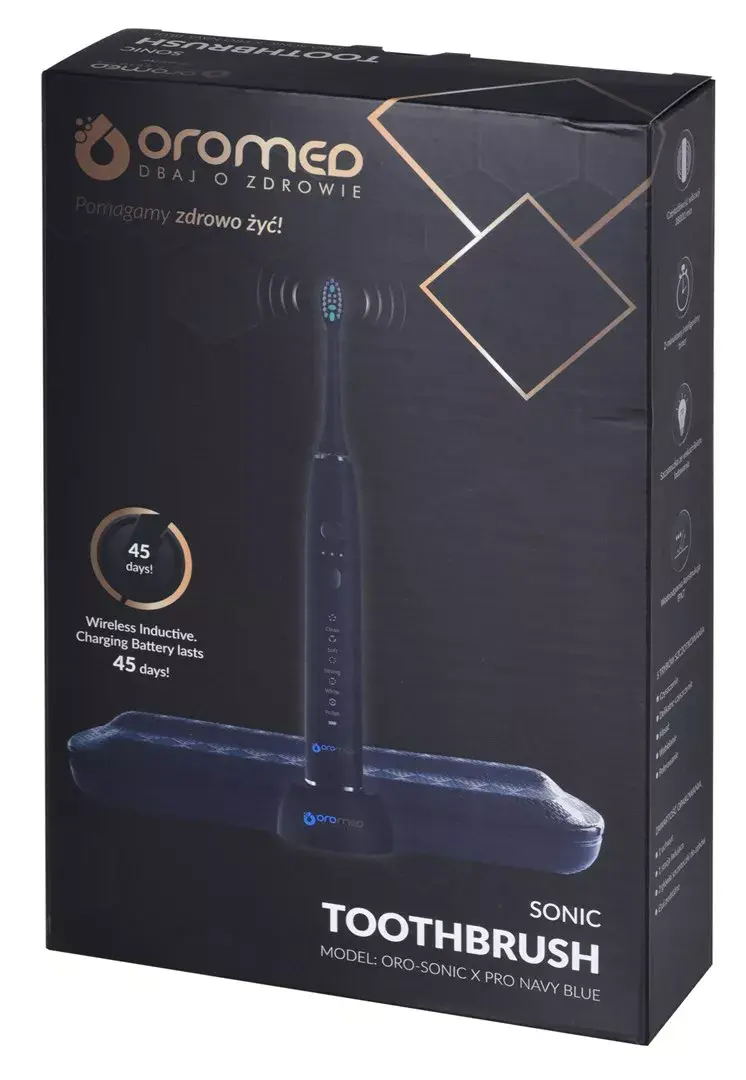 Sonic Toothbrush ORO-SONIC X PRO NAVY BLUE Photo 6