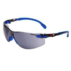 3M S1102SGAF Aizsargbrilles Zilas Polikarbonāts Pelēkas