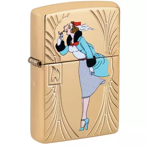 Lighter Zippo 48413 Windy 85th Anniversary Armor — collectible metal refillable lighter