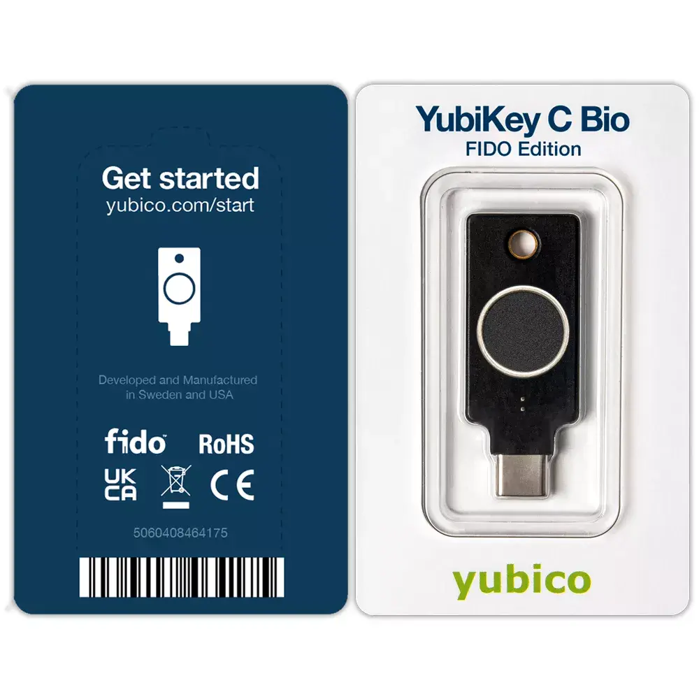 Ключ безопасности Yubico YubiKey C Bio FIDO Edition Photo 6