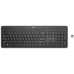 Полноразмерная беспроводная мембранная клавиатура HP 230, черная