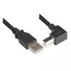 Techly USB 2.0 kabelis A male / B male leņķis 3m ICOC U-AB-30-ANG Photo 3