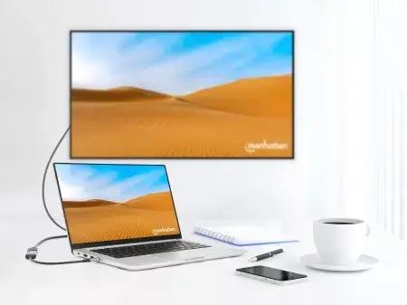 USB-C to HDMI Cable Manhattan 4K 60Hz Photo 6