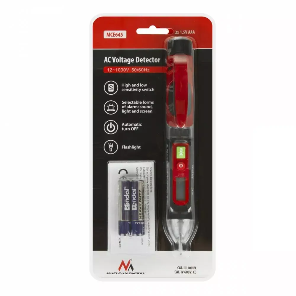 Non-contact voltage detector MACLEAN MCE645 Photo 7
