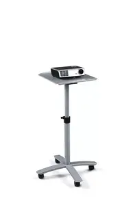Trolley NOBO Multimedia Projection Trolley Single Platform — Grey, 380×430×810 mm, 10 kg capacity
