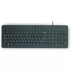 Wired full-size mechanical keyboard HP 150 with USB Type-A, QWERTY, English layout, black