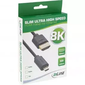 HDMI Cable InLine Slim Ultra High Speed 8K4K Photo 2