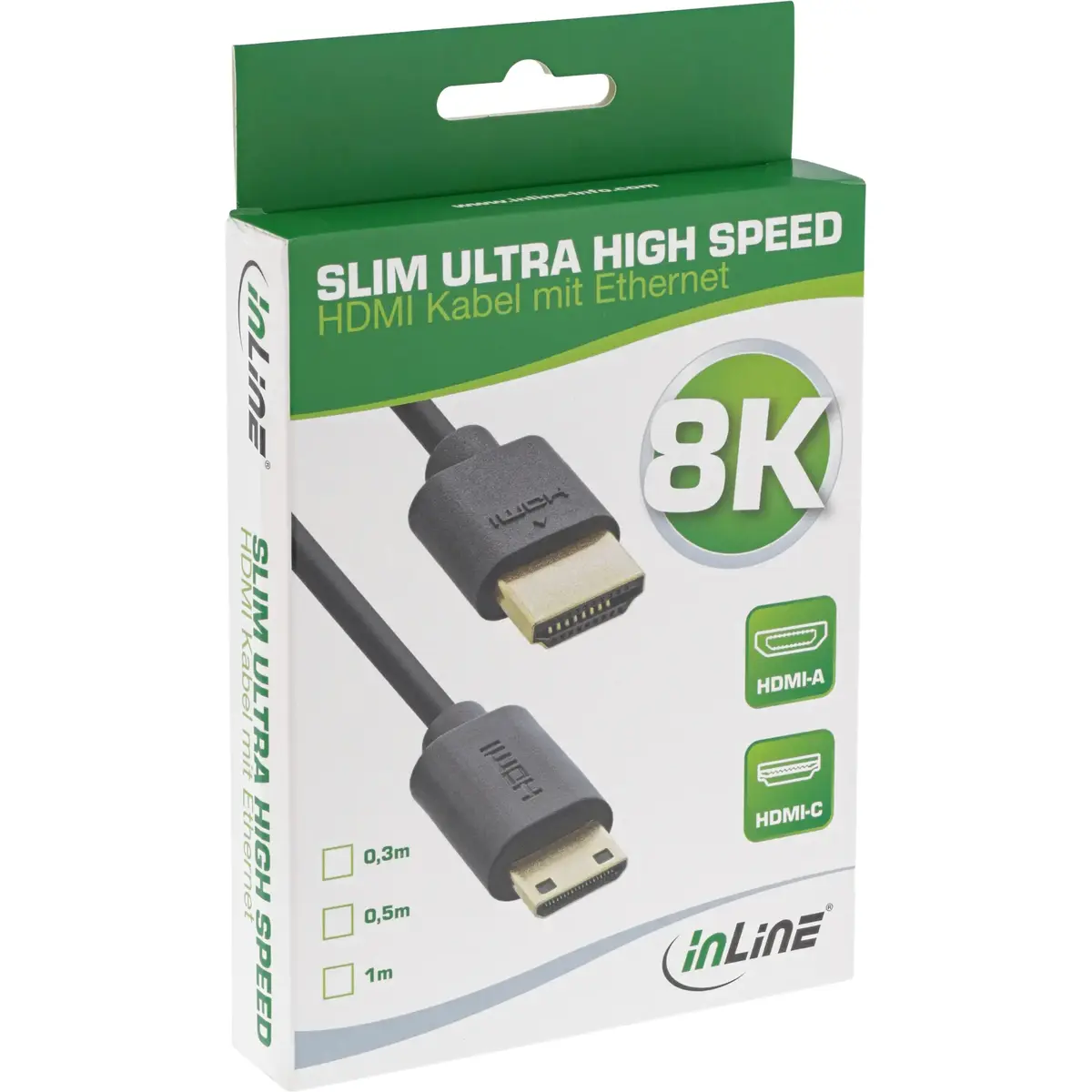InLine Slim Ultra High Speed HDMI Cable 17955C Photo 2