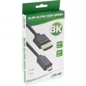 InLine Slim Ultra High Speed HDMI Cable AM/DM 8K4K Photo 2