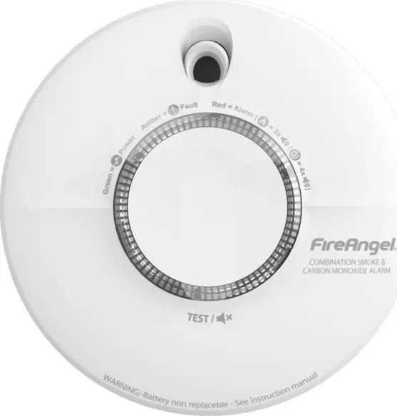 Dūmu detektors FireAngel SCB10-INT kombi vadu