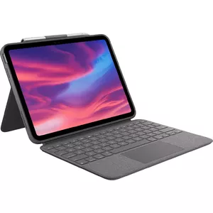 Logitech Combo Touch Pelēks Smart Connector QWERTZ Vācu